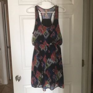 Aztec print summer dress